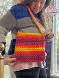Meadow Crochet Purse- Fruity Stripes