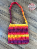 Meadow Crochet Purse- Fruity Stripes