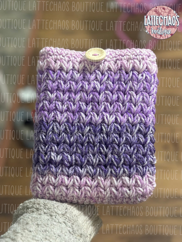 Kindle Sleeve- Violet Stripes