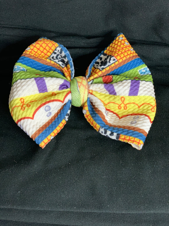 Toy Story Inspired Bow